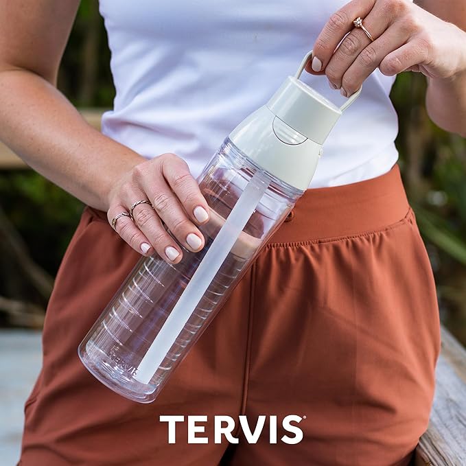 Tervis Venture Lite Tropical Animal Collection Made in USA Double Walled Insulated Tumbler Travel Cup Keeps Drinks Cold & Hot, 24oz Water Bottle, Turtle