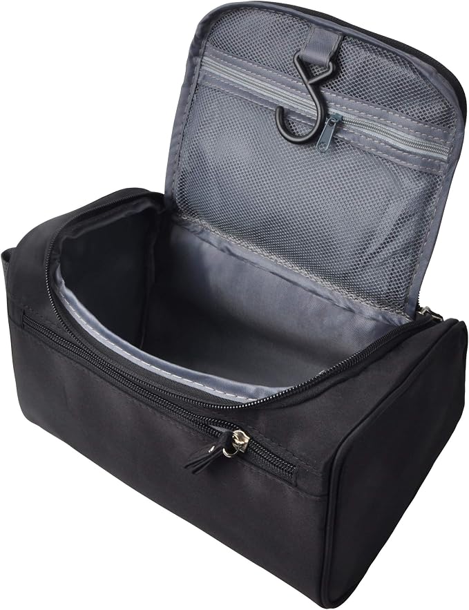 Vercord Mens Toiletry Bag Wash Travel Small Shaving Dop Kit Shower Bathroom by Vercord