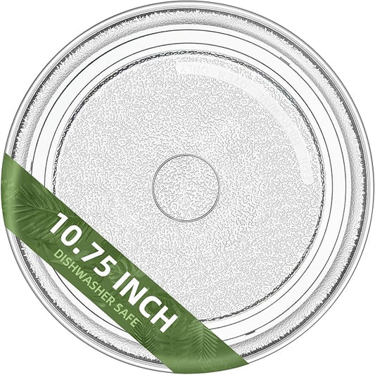 10.75 inch Sharp Microwave Glass Plate Replacement NTNT-A034WRF0 Compatible With 10 3/4" Emerson Micorwave Turntable MOSO649