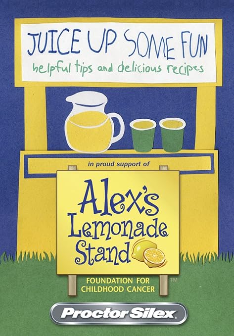 Proctor Silex Alex's Lemonade Stand Electric Citrus Juicer Machine and Squeezer, for Lemons, Limes and Oranges, 34 oz, Yellow (66331)