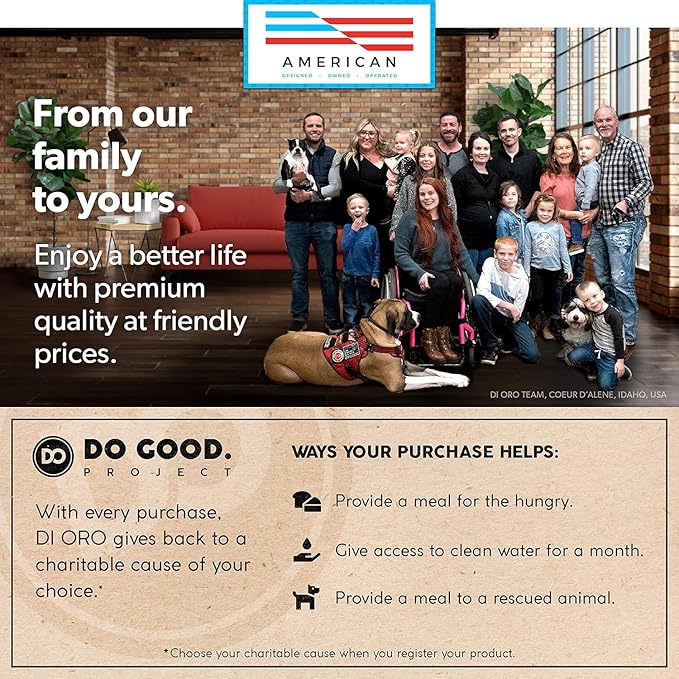 DI ORO Silicone Spatula - 600°F Heat-Resistant Rubber Kitchen Spatula for Baking, Scraping, & Mixing - BPA Free Nonstick Cookware Safe Flexible Utensil for Cooking - Seamless & Dishwasher Safe (Blue)