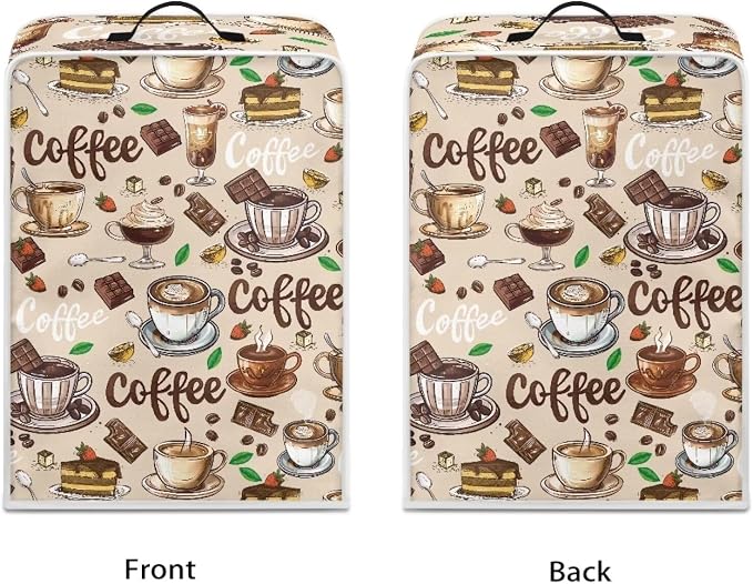 Coffee Bees Pattern Coffee Maker Covers - Image 3