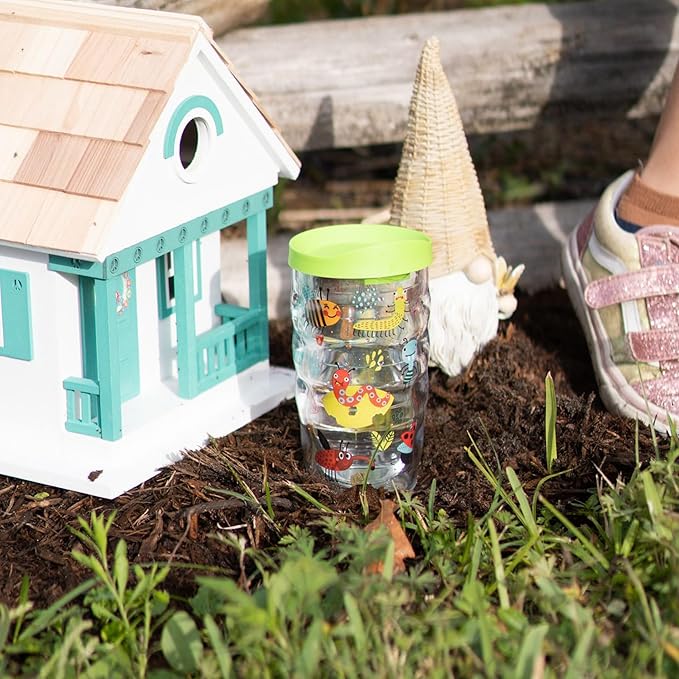 Tervis Peanuts Best Buddies Collection Snoopy Woodstock House Made in USA Double Walled Insulated Tumbler Travel Cup Keeps Drinks Cold & Hot, 10oz Wavy, Felt