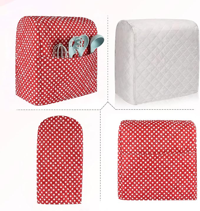 Kitchen Aid Mixer Cover,Stand Mixer Cover Compatible with 6-8 Quart Kitchenaid/Hamilton Mixers/Tilt Head Bowl Lift Models Stand Mixer,Pioneer Woman Kitchen Mixer Cover.Kitchen Aid Mixer Accessories