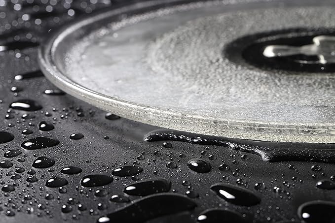CalPalmy 12.75" Microwave Turntables Compatible with Whirlpool, Kenmore, LG, GE, Sears 12-3/4" Microwave Glass Plate, Replaces Microwave Glass Turntable of 1B71961F/507049/WB49X10074/1B71961H
