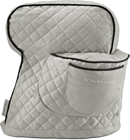 KitchenAid KSMCT1SF Fitted Stand Mixer Cover, Silver Frost