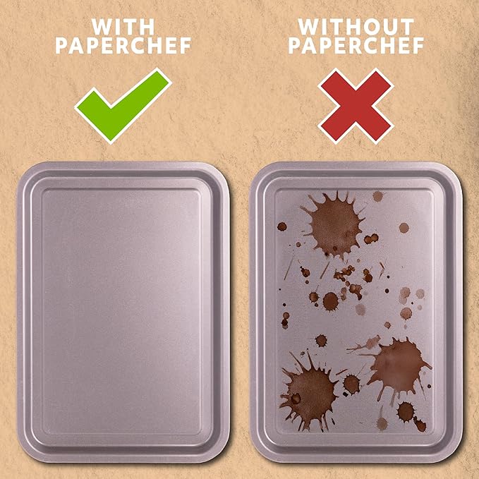 PaperChef - X-Large Parchment Baking Cups - Easy Release, Non-Stick Paper, Unbleached, Compostable - Perfect For Cupcakes and Muffins - 30 count - 4 pack