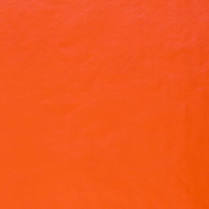 Yourtablecloth Heavy Duty Vinyl Rectangle or Square Tablecloth – 6 Gauge Heavy Duty Tablecloth – Flannel Backed – Wipeable Tablecloth with Vivid Colors & Many Sizes 52 x 70 Orange