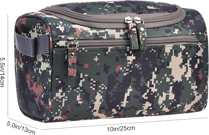 Vercord Mens Toiletry Bag Wash Travel Small Shaving Dop Kit Shower Bathroom - Image 3