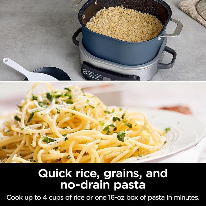 Ninja 10-in-1 Everyday PossibleCooker™ Pro 6.5QT, 8 Cooking Functions, One-Pot Cooking, Replaces 10 Cooking Tools, Faster Cooking, Family-Sized Capacity, Adjustable Temp Control, MC1101, Midnight Blue