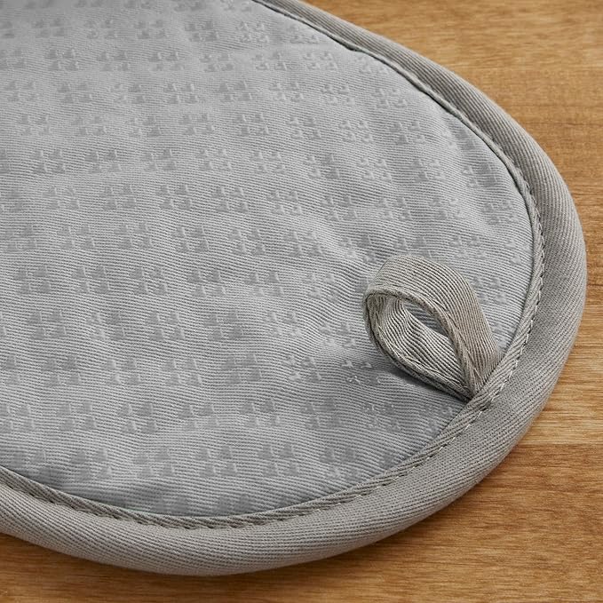 KitchenAid Asteroid Pot Holder 2-Pack Set, Grey, 6.5"x10"