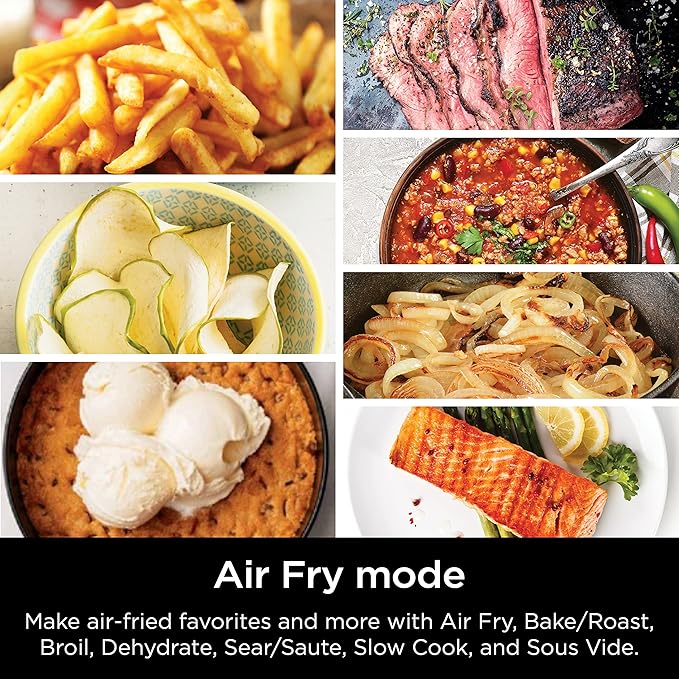 Ninja SF301 Speedi Rapid Cooker & Air Fryer, 6-Quart Capacity, 12-in-1 Functions to Steam, Bake, Roast, Sear, Sauté, Slow Cook, Sous Vide & More, 15-Minute Speedi Meals All In One Pot, Sea Salt Gray