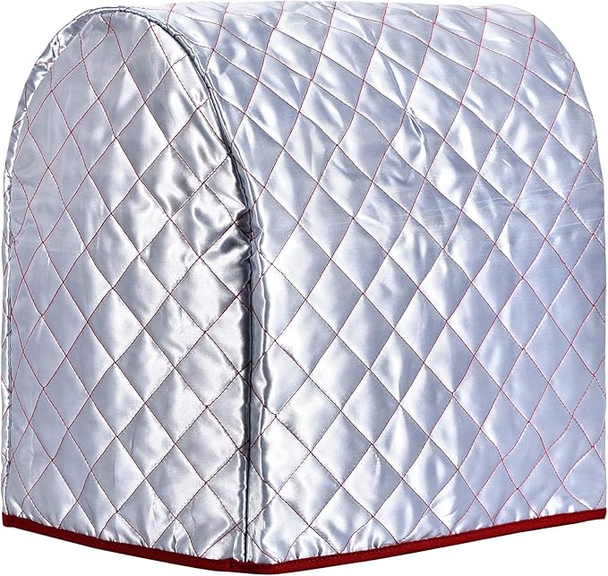 Stand Mixer Cover compatible with Kitchenaid Mixer, Fits All Tilt Head & Bowl Lift Models,The Fabric Is Pure Cottot,Fine, Soft, Not Easy to Fade, Not Easy To Pilling. (Fits for 6-8 Quart, Red)