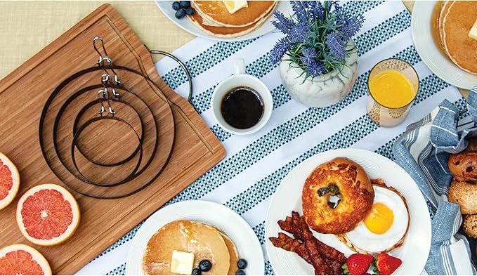 Cuisinart CGR-400, Size: 4 inch, 6 inch and 8 inch, Ultimate Griddle Ring Set, 4-Piece