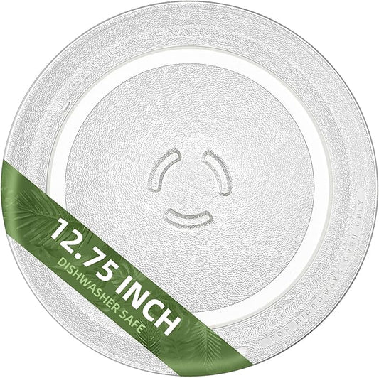 12.75" Microwave Plate Replacement for 481941879728 Whirlpool Microwave Glass Plate Compatible With 12 3/4 inch Whirlpool Microwave Plate