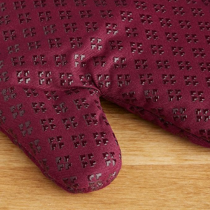KitchenAid Asteroid Oven Mitt Set, 7"x12.5", Boysenberry Purple, 2 Piece