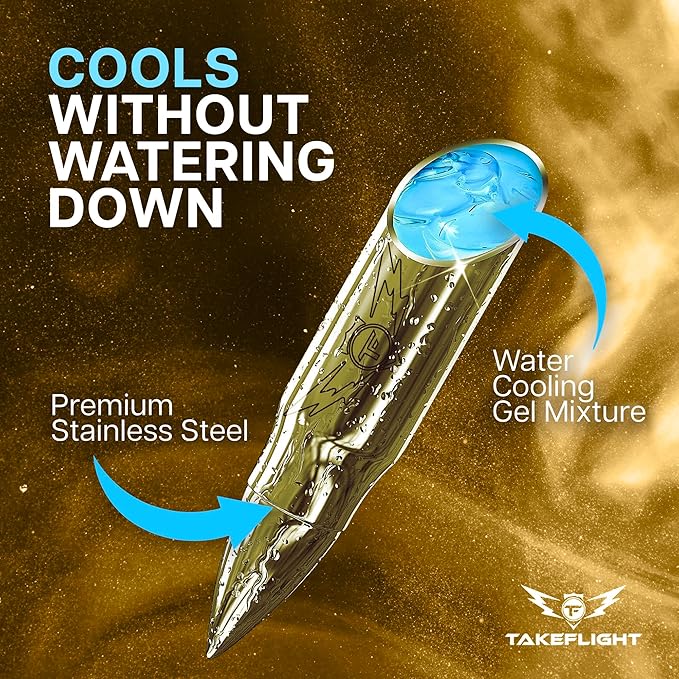 Metal Whiskey Stones - Valentines Day Gift for Him | 6 Steel Whiskey Rocks | Metal Ice Cubes to Chill Bourbon, Scotch in Your Whisky Glass - Cool Whiskey Gifts for Men, Boyfriend Valentines Day Gift