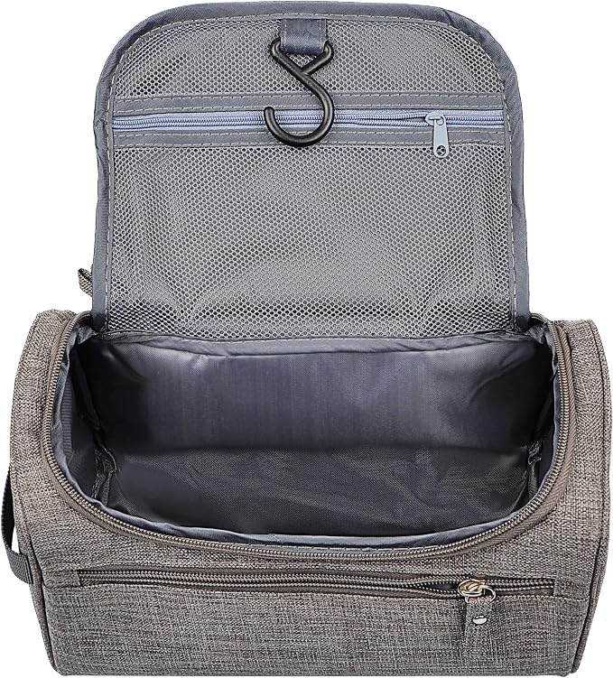 Vercord Mens Toiletry Bag Wash Travel Small Shaving Dop Kit Shower Bathroom - Image 7