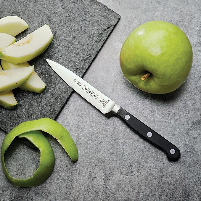 Tramontina Pro Series Forged 4-Inch Paring Knife, Stain-free High-Carbon Steel Small Kitchen Knives for Cooking