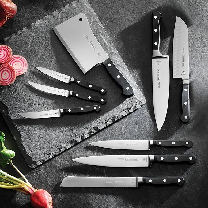 Tramontina Pro Series Forged 7-Inch Santoku Knife, Japanese Chef Knife