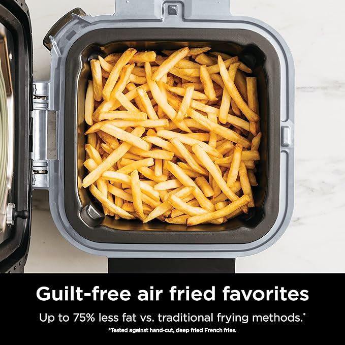 Ninja SF301 Speedi Rapid Cooker & Air Fryer, 6-Quart Capacity, 12-in-1 Functions to Steam, Bake, Roast, Sear, Sauté, Slow Cook, Sous Vide & More, 15-Minute Speedi Meals All In One Pot, Sea Salt Gray