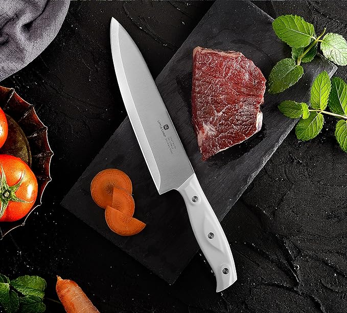 3PCS Chef Knife, Ultra Sharp Kitchen Knife, High Carbon Stainless Steel Chef knife set