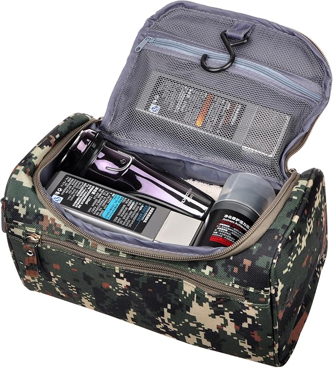Vercord Mens Toiletry Bag Wash Travel Small Shaving Dop Kit Shower Bathroom - Image 2