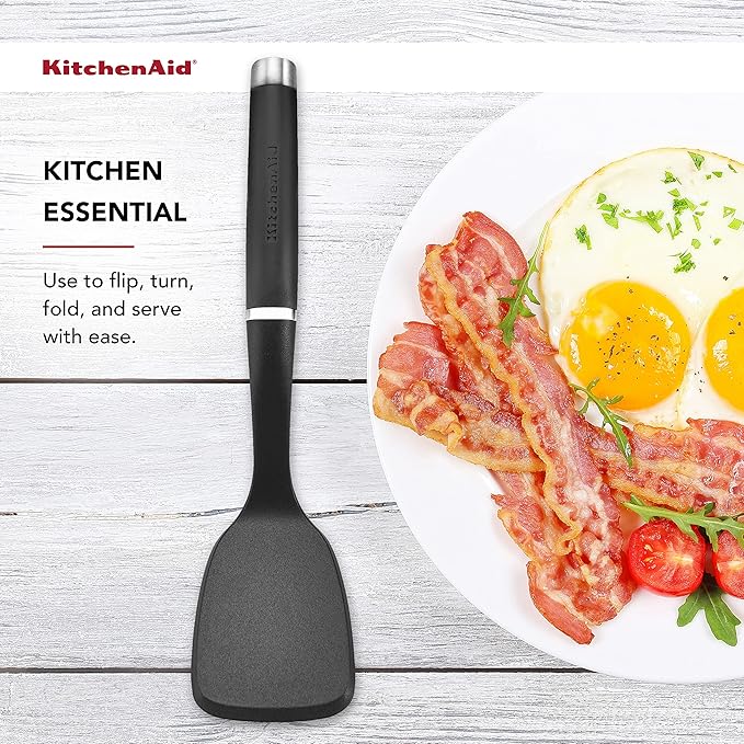KitchenAid KO015OHOBA Gourmet Nylon Short Turner,Matte Black